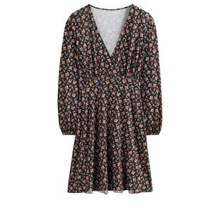 Boden Dress Womens US 16-18R Black Willow Jersey Dress European Classic Preppy